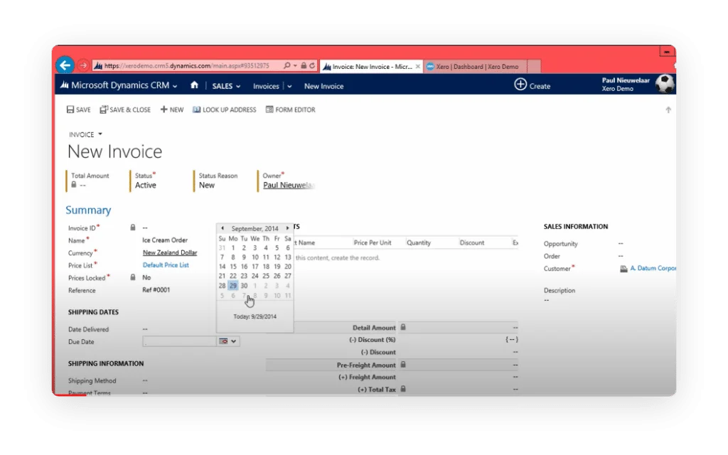 00xero 2 Xero Connector for Dynamics 365
